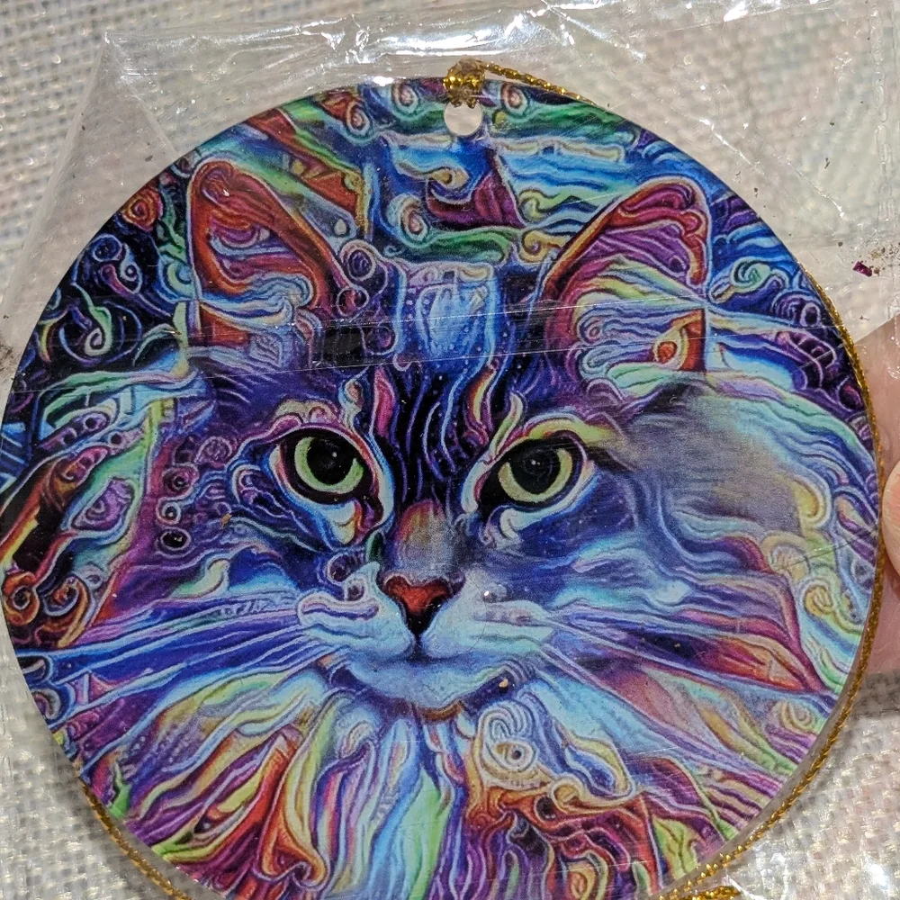 🚨 $5 w/Bundle 2+Items 🔥Colorful Cat Hanging Ornament Decor